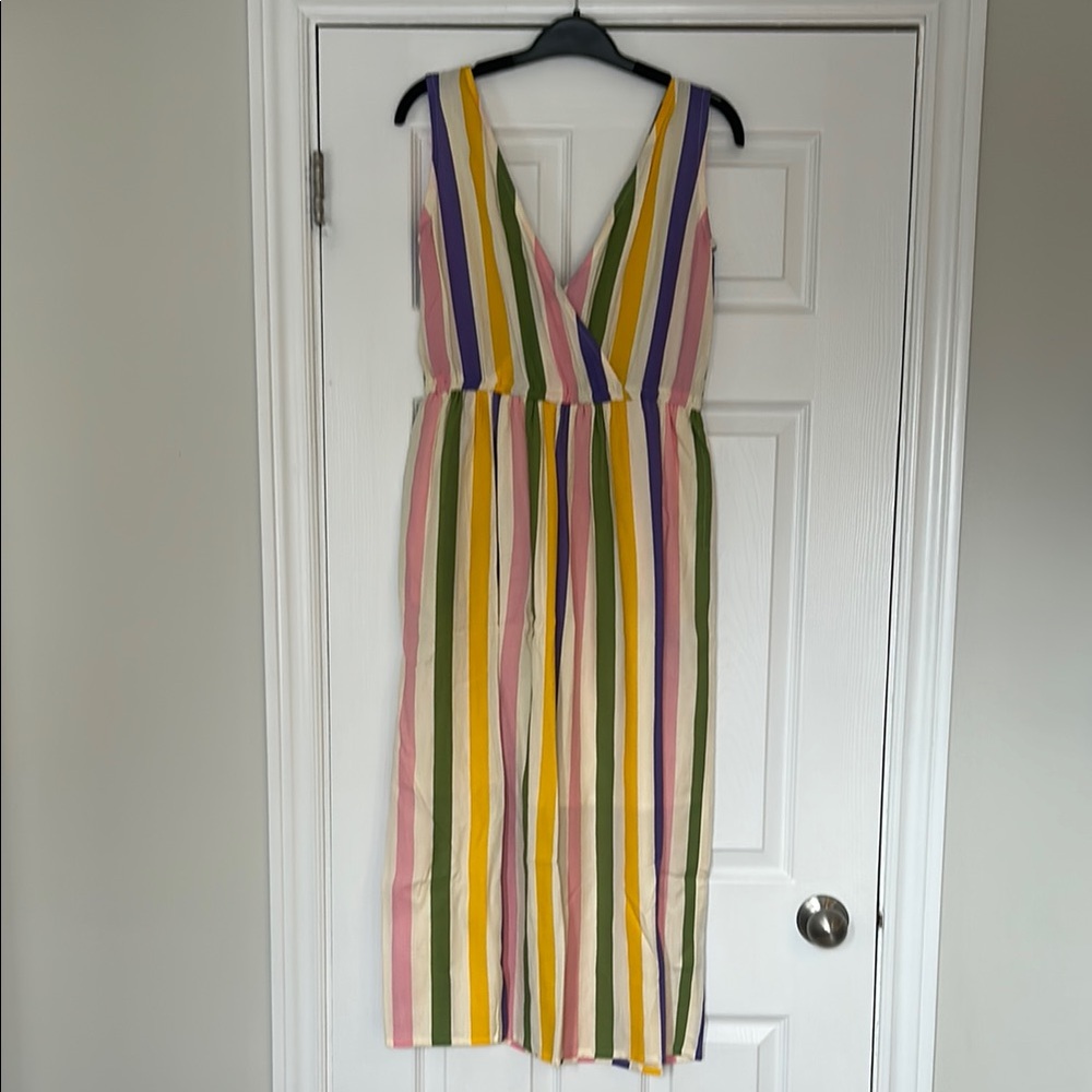 Multicolor Striped Sleeveless Dress from Compania fantastica